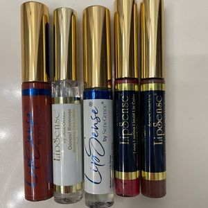 Senegence LipSense - sheer berry, tiramisu, Carmel apple, oops, glossy gloss